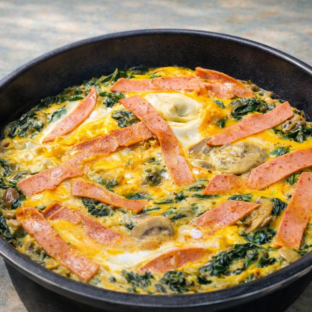 Spinach Omelette 