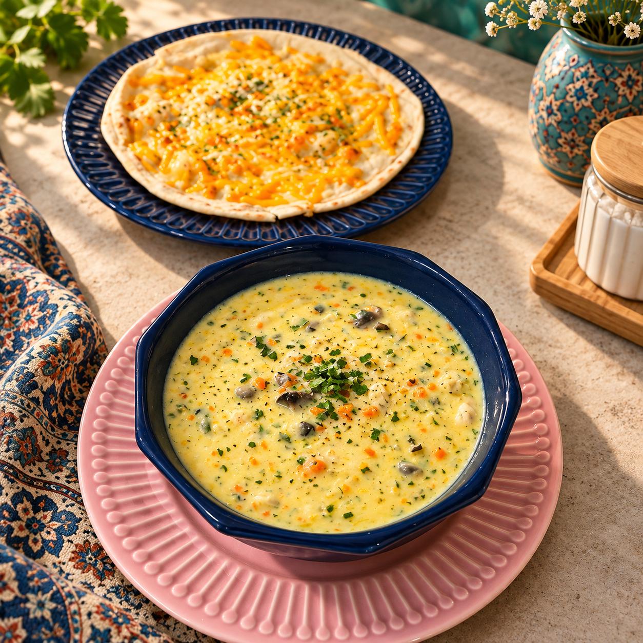 Creamy Mushroom & Milk Soup