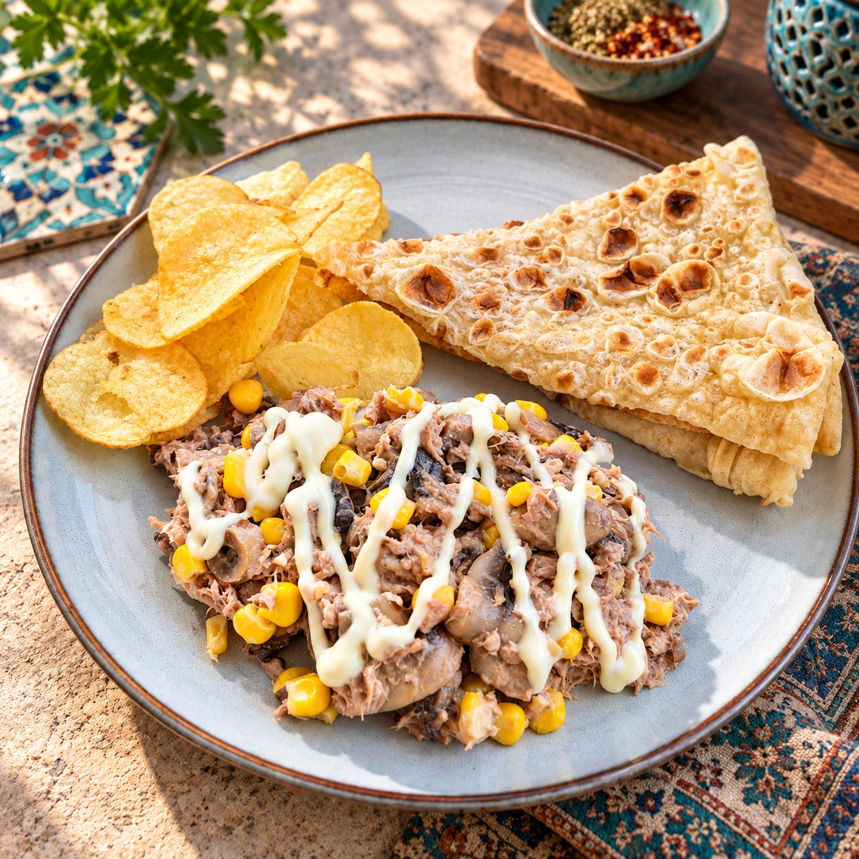 Tuna & Mushroom Salad