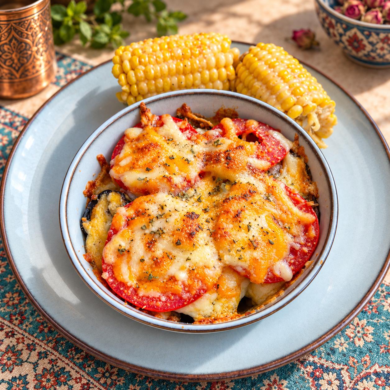 Eggplant & Tomato Gratin